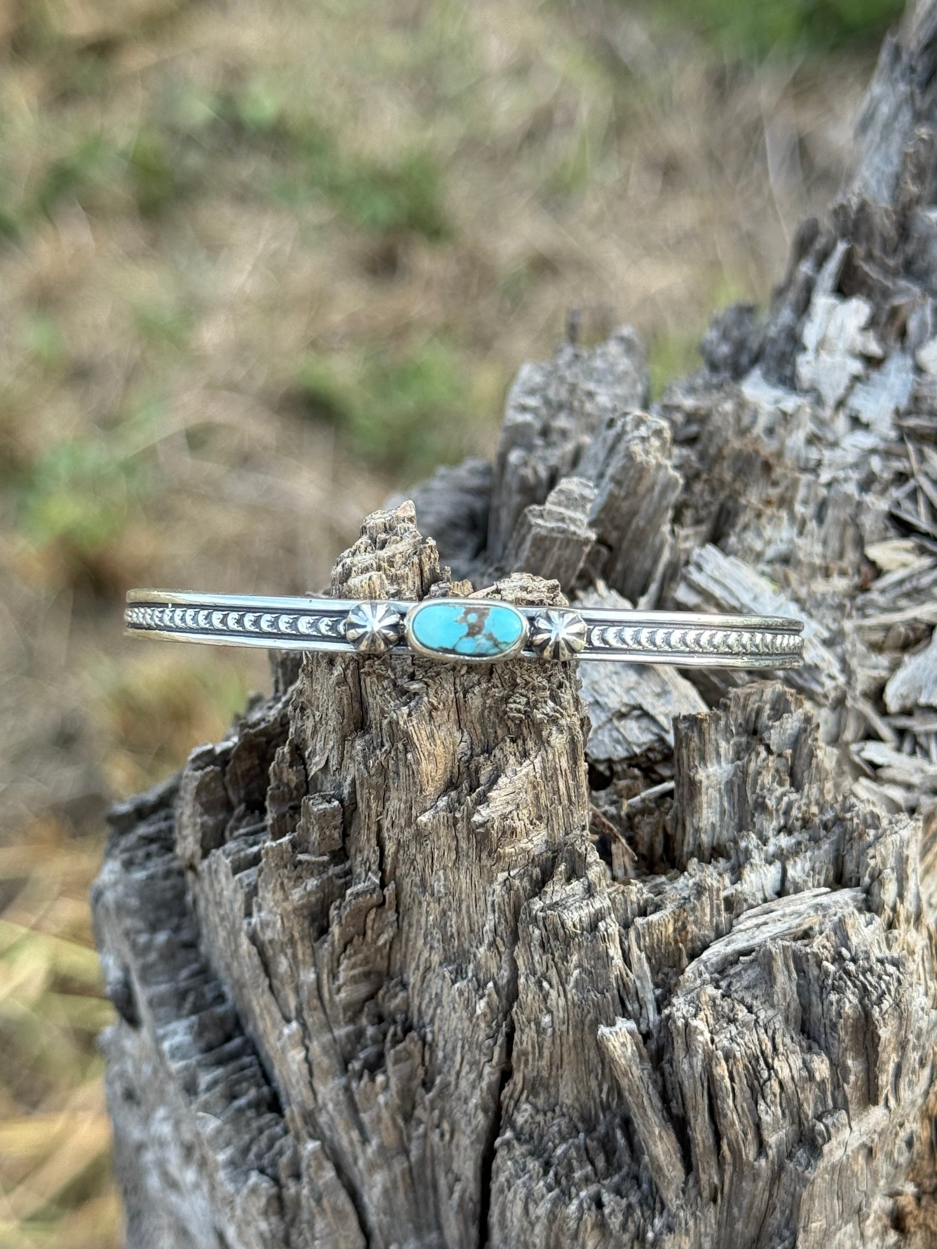Authentic Dry Creek Turquoise Cuff Bracelet