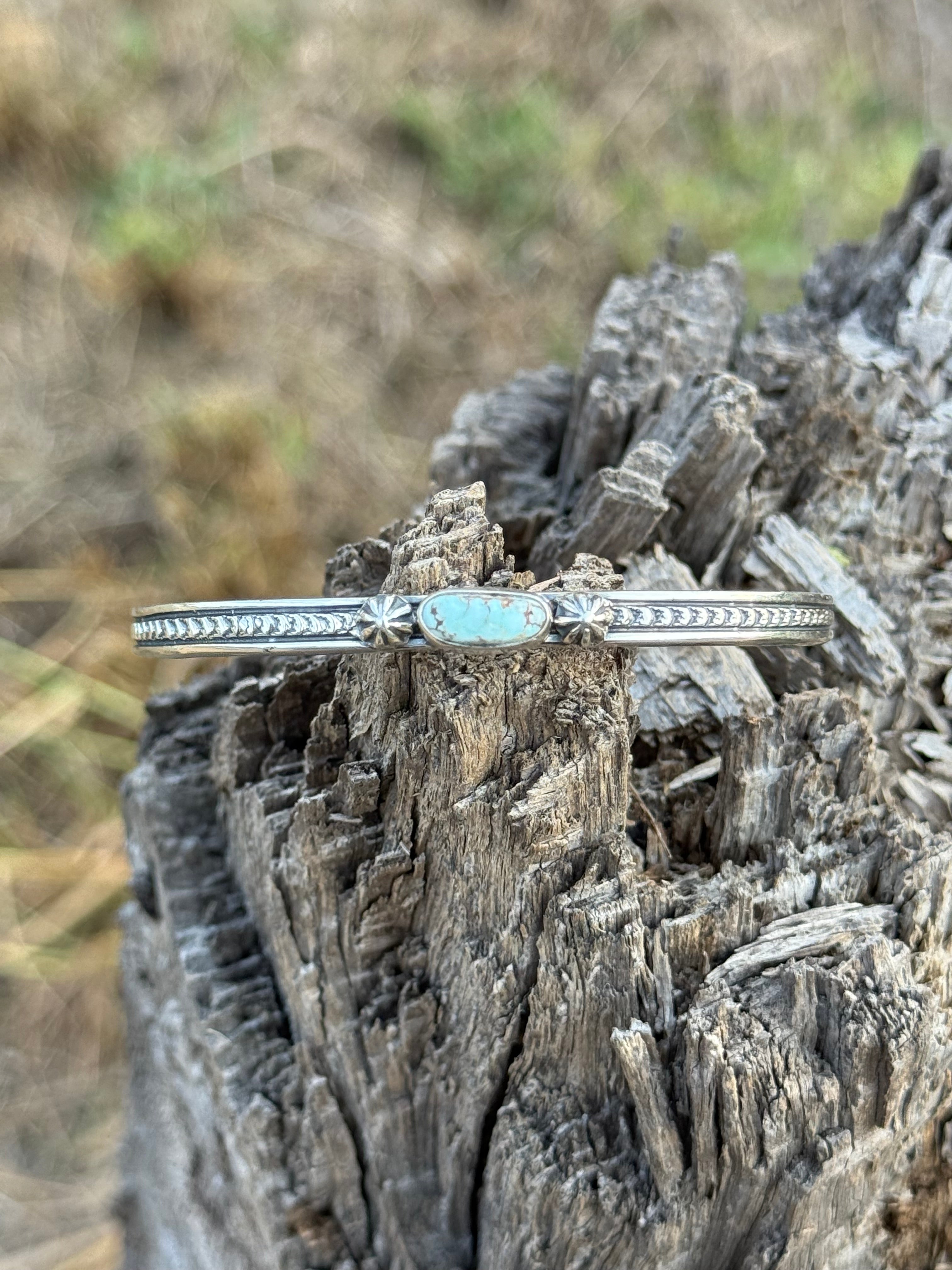 Authentic Dry Creek Turquoise Cuff Bracelet