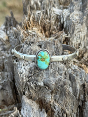 Authentic Sonoran Gold Turquoise Cuff Bracelet