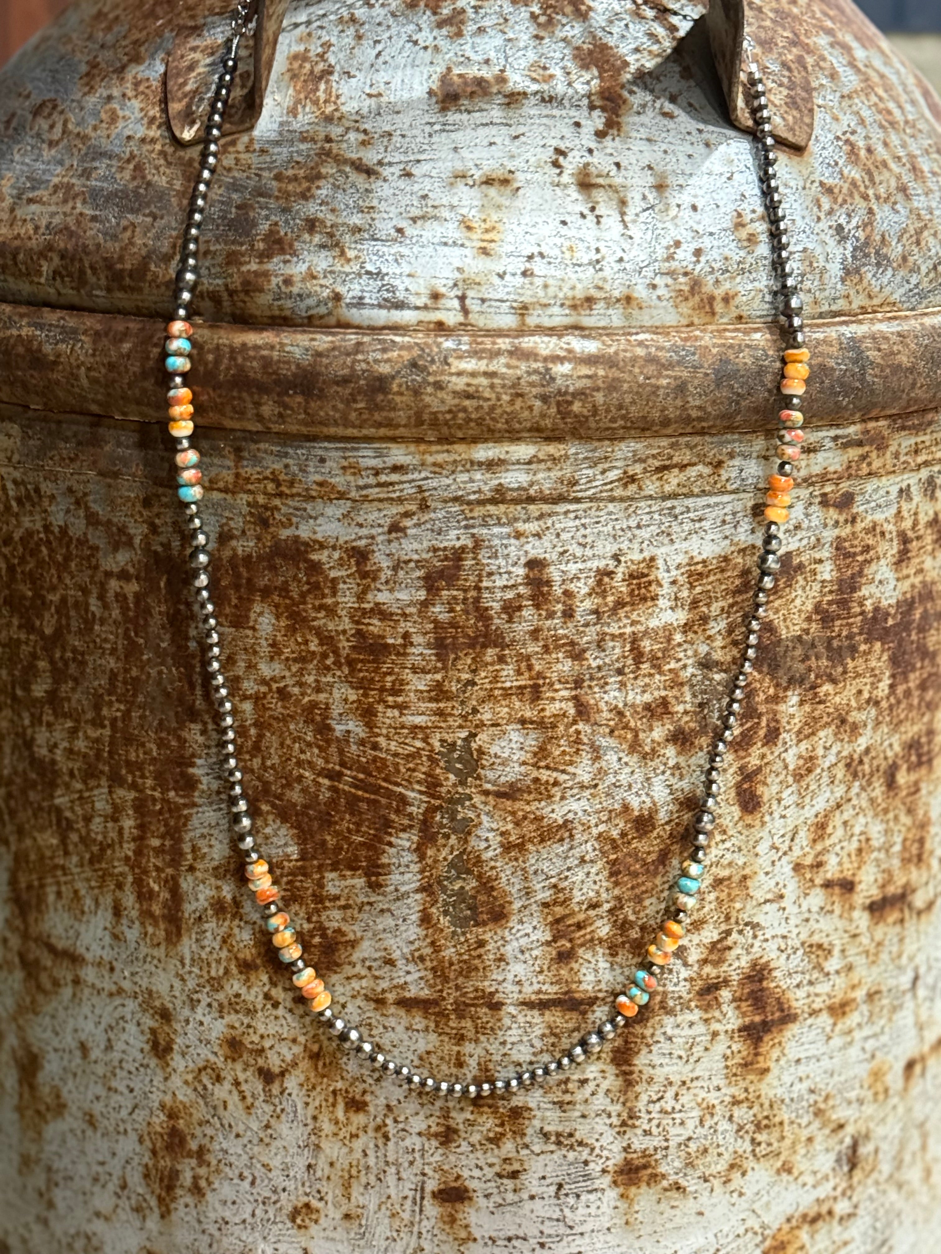 Authentic Spiny Oyster Coral Beads Necklace