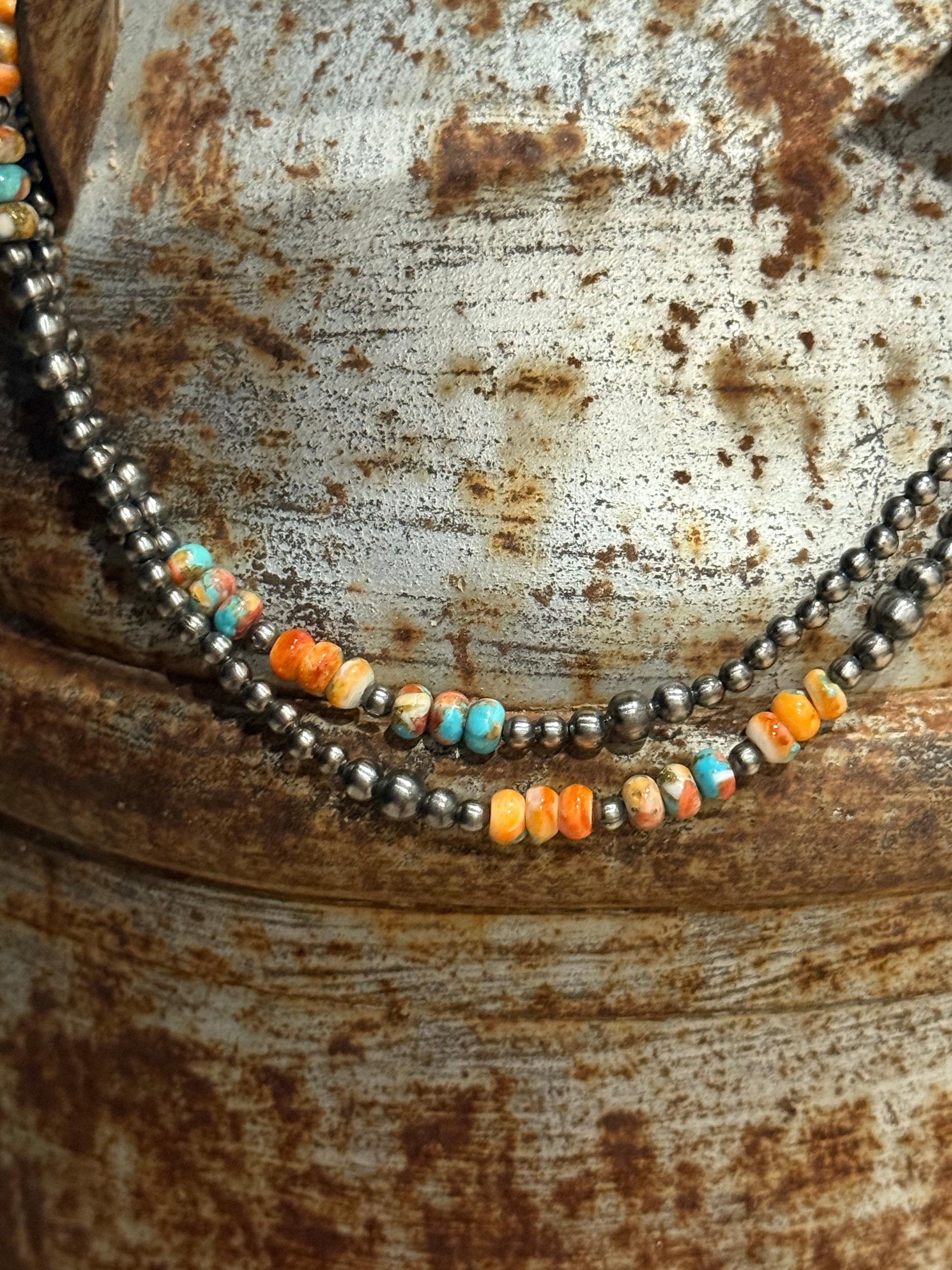 Authentic Spiny Oyster Coral Beads Necklace