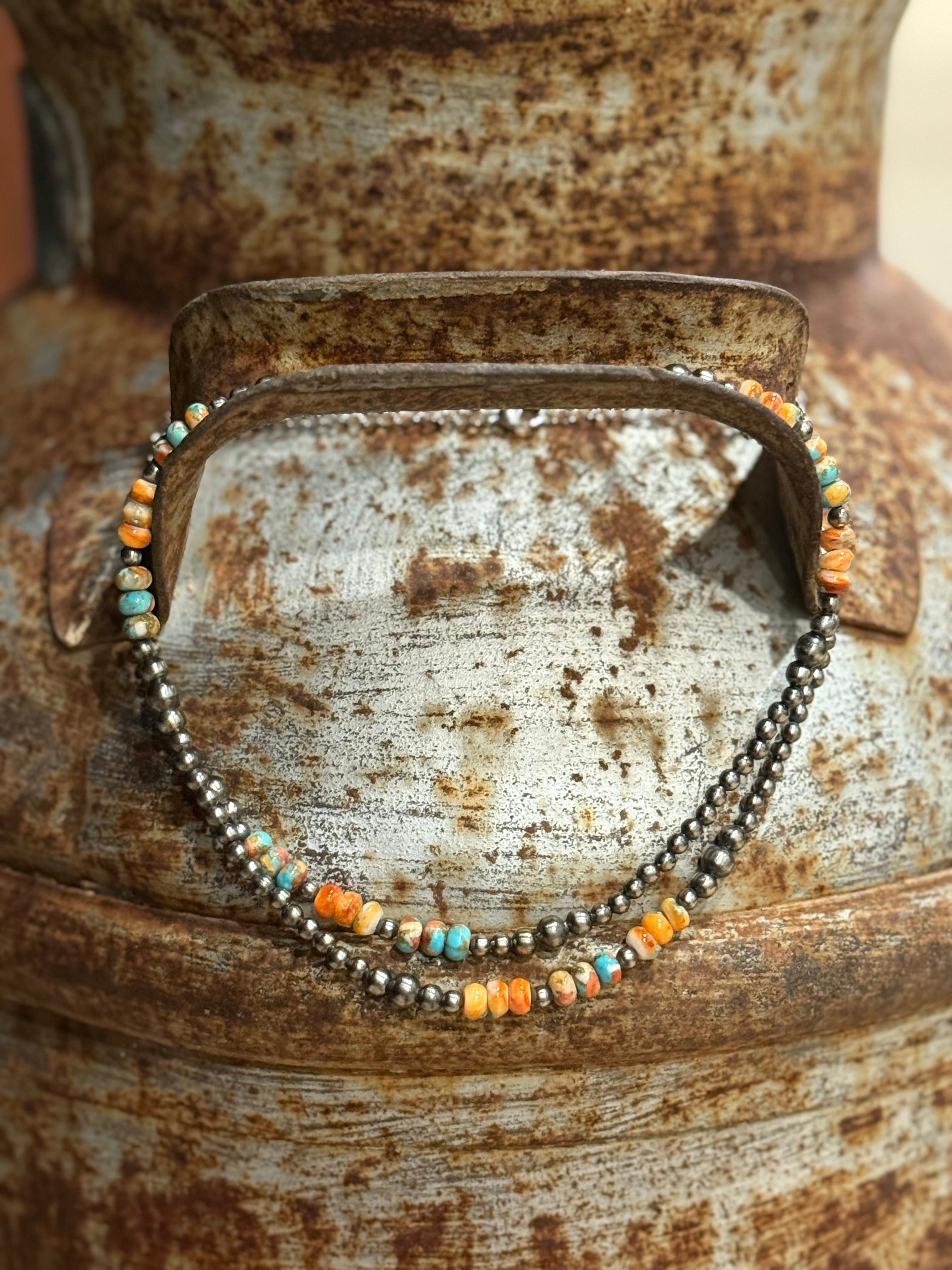 Authentic Spiny Oyster Coral Beads Necklace