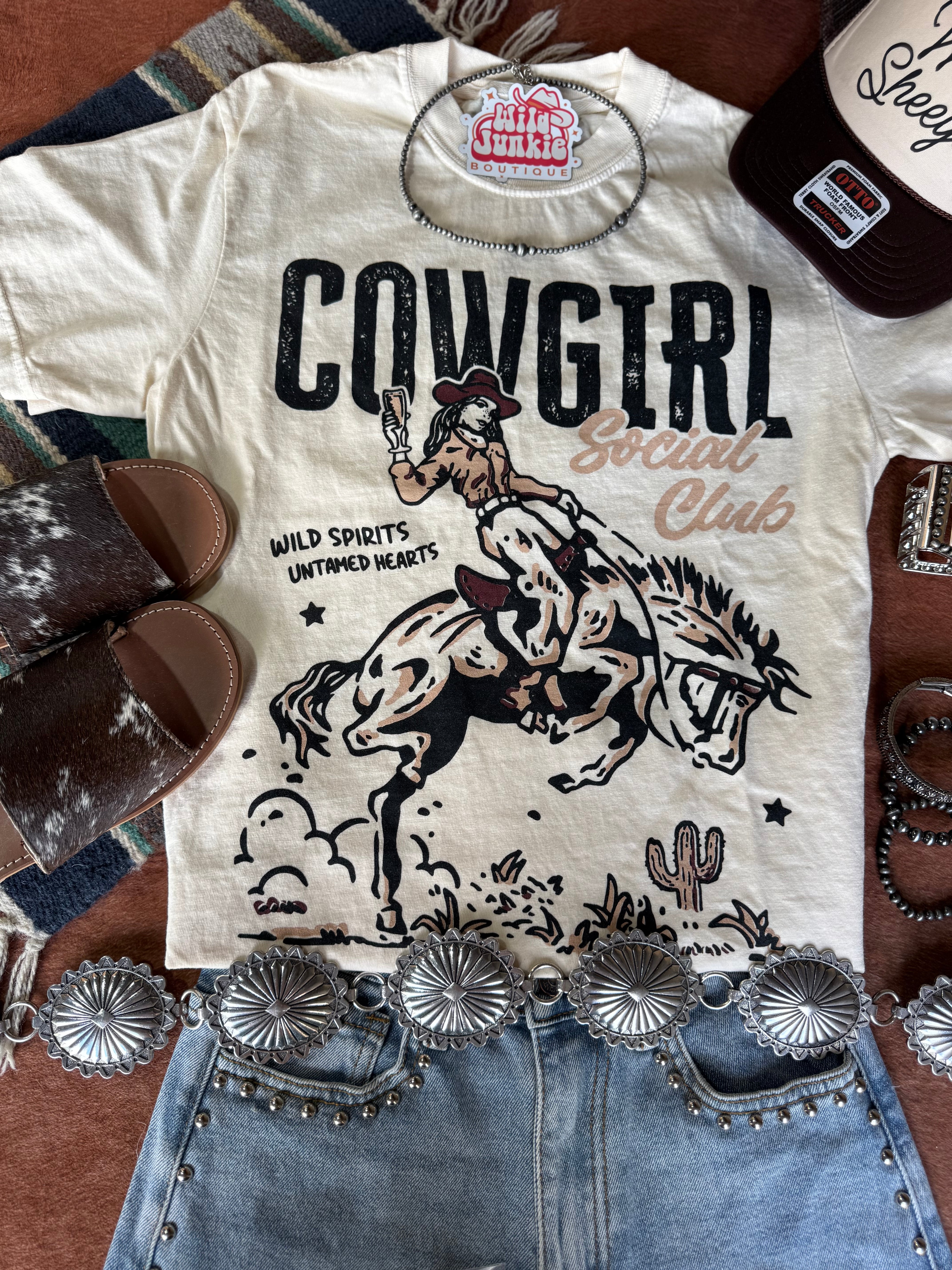 Cowgirl Social Club Wild Spirit Graphic Tee