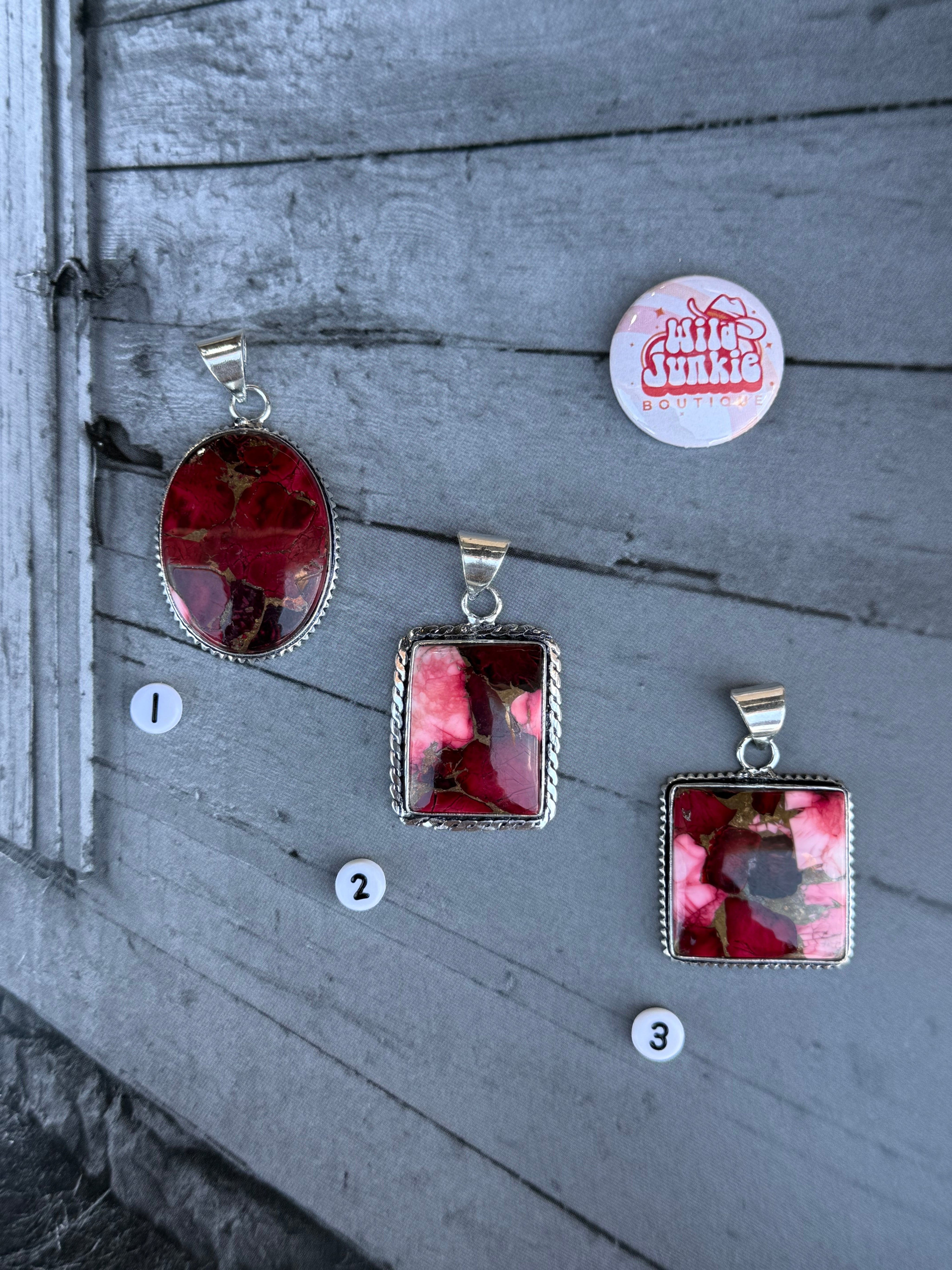 Rose Dahlia Pendant