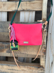 Hot Pink Consuela Crossbody Bag