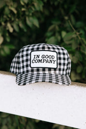 In Good Company Gingham Patch Trucker Hat