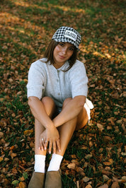 In Good Company Gingham Patch Trucker Hat