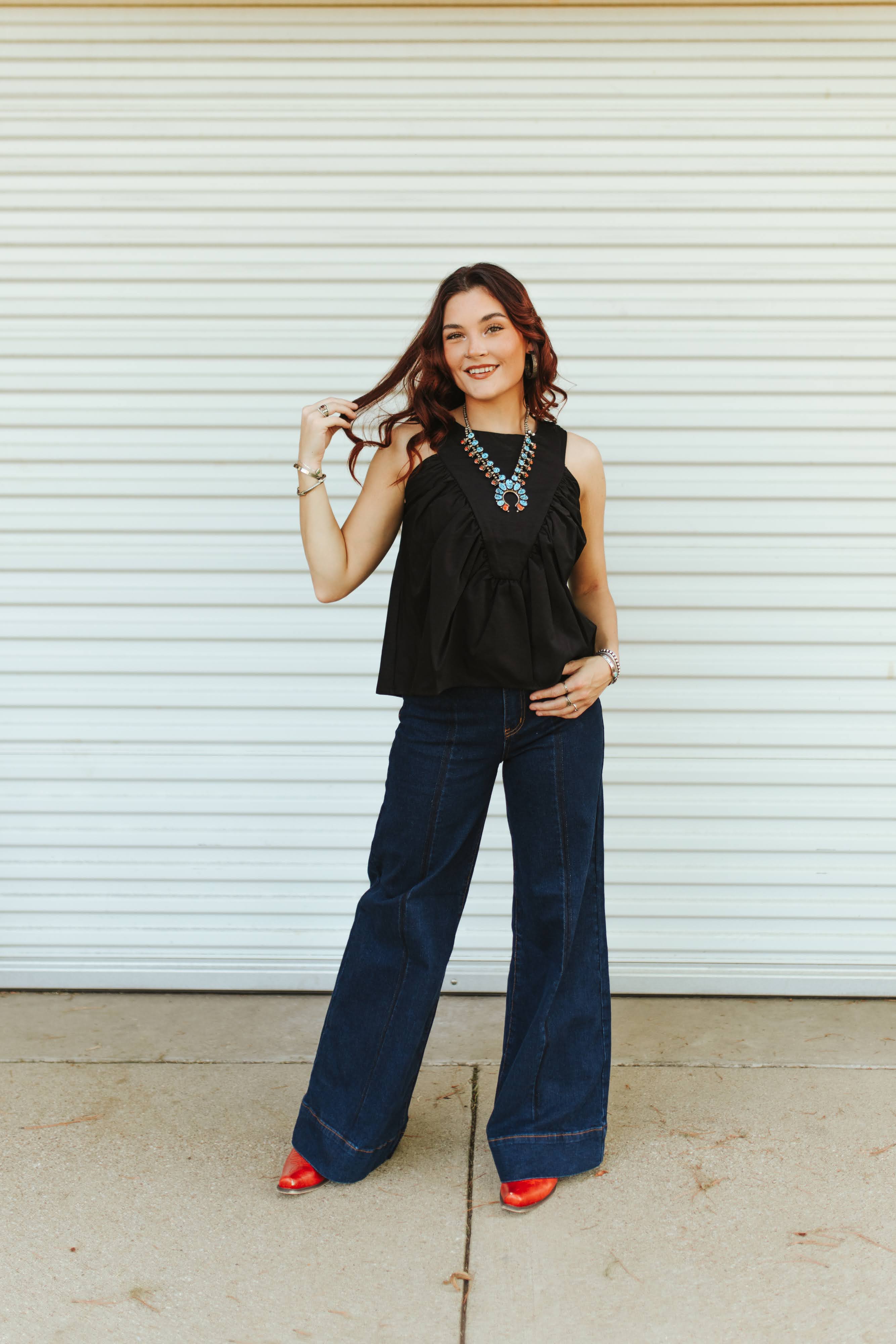 The Lulita Wide Leg Jeans