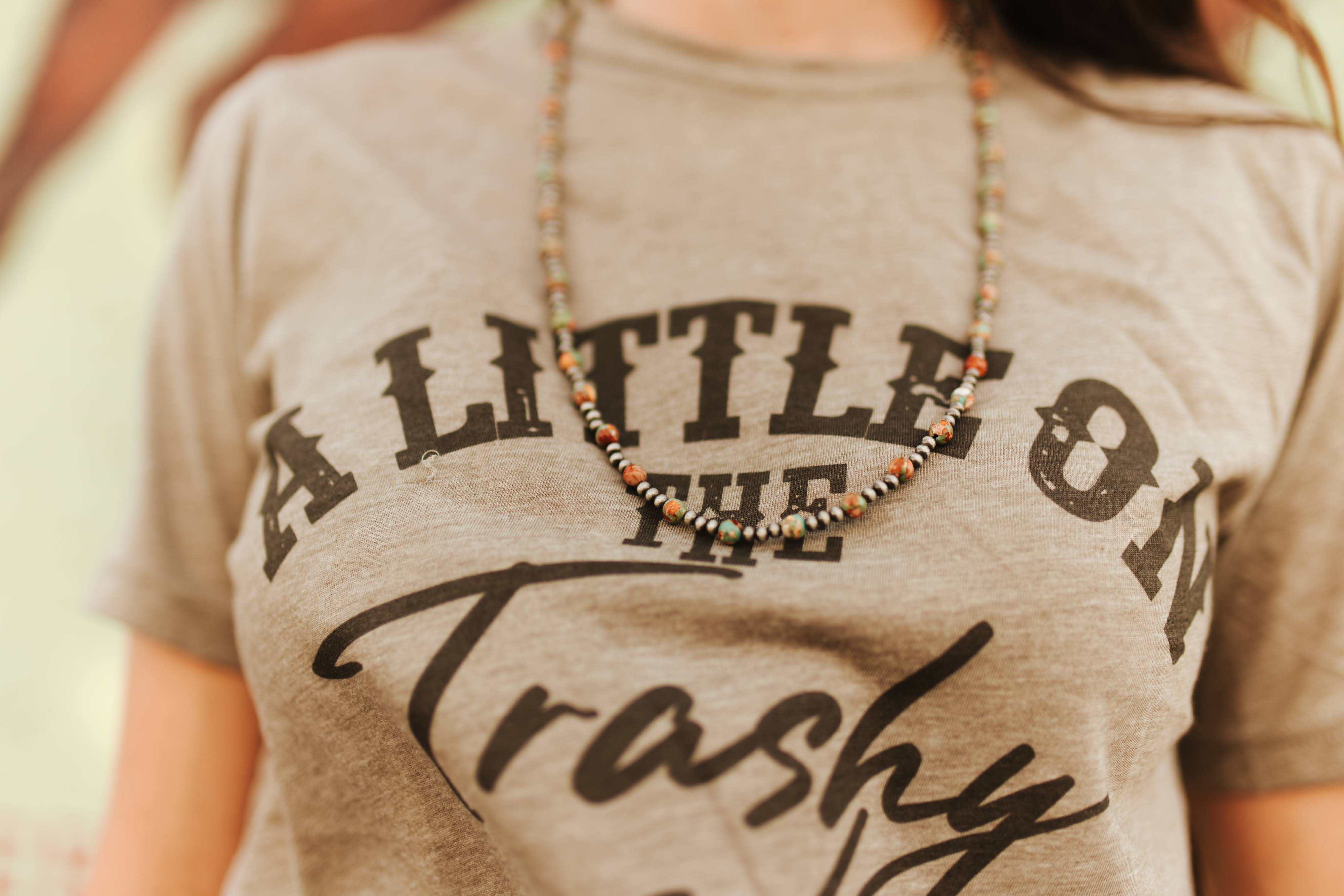 Spiny Oyster and Silver Pearls Beaded Necklace