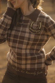 Heavenly Favor Plaid Sweater