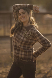 Heavenly Favor Plaid Sweater