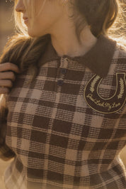 Heavenly Favor Plaid Sweater