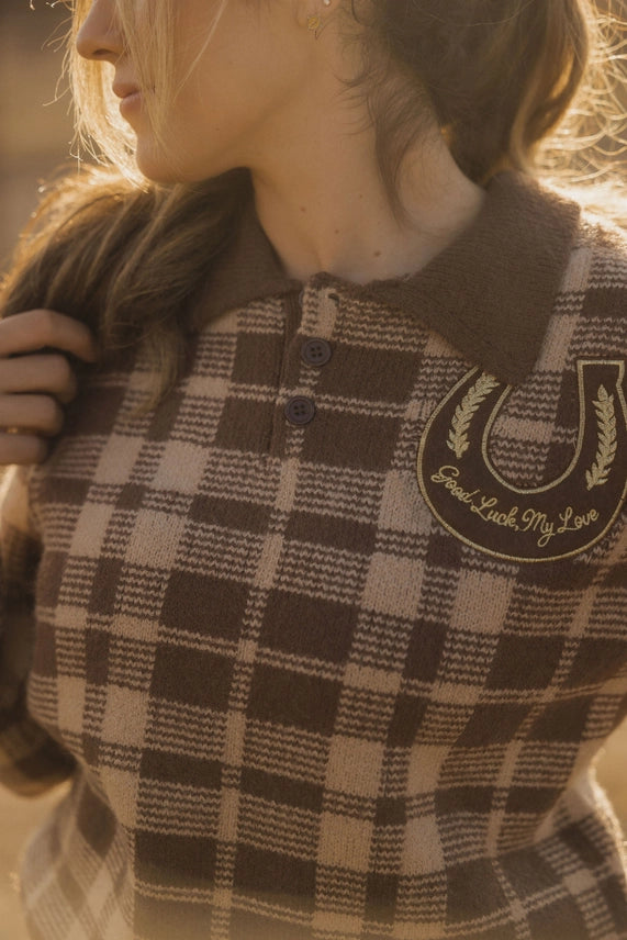 Heavenly Favor Plaid Sweater