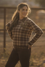 Heavenly Favor Plaid Sweater