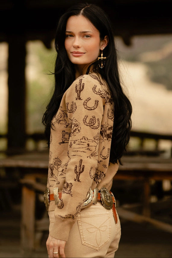 Western Trail Knit Sweater