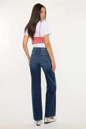 Mid-Rise Classic Wide Leg Jeans