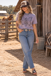 Love Like Dolly Butterfly Graphic TeePebbleS