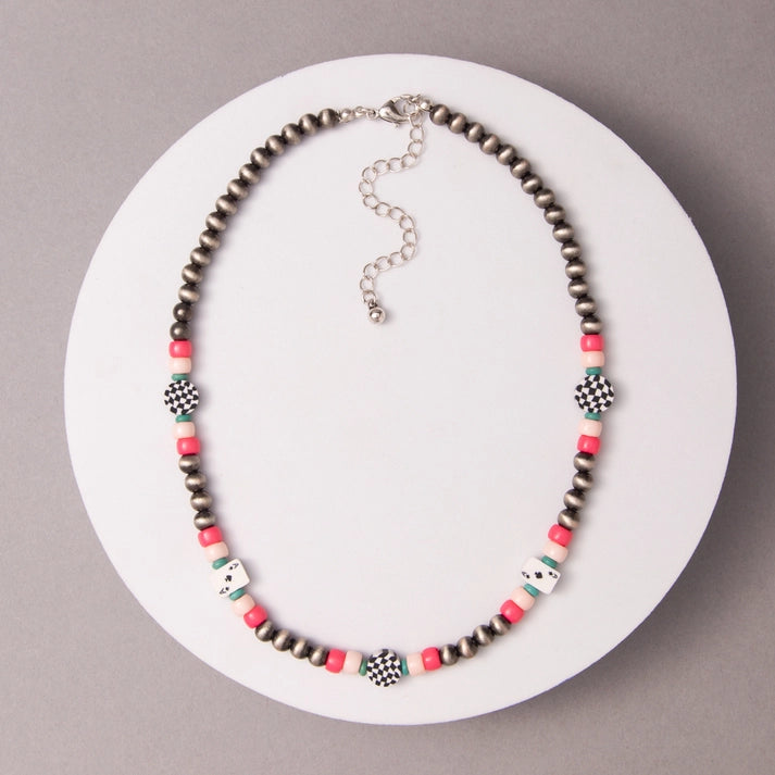 Mutli-Colored Turquoise Beaded Choker