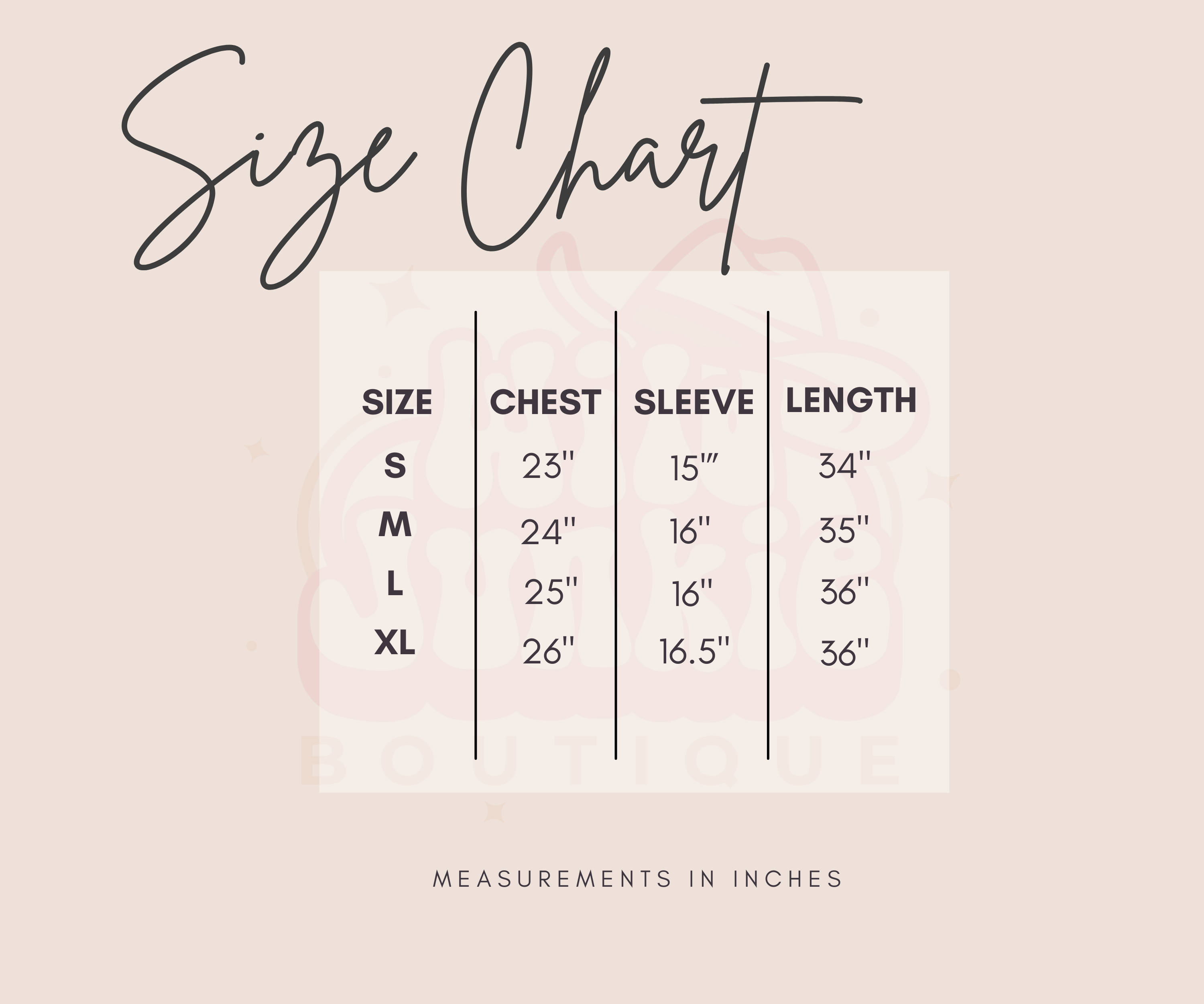 Size Chart Image