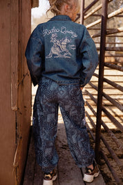 Paisley Bandana Print Jogger Pants