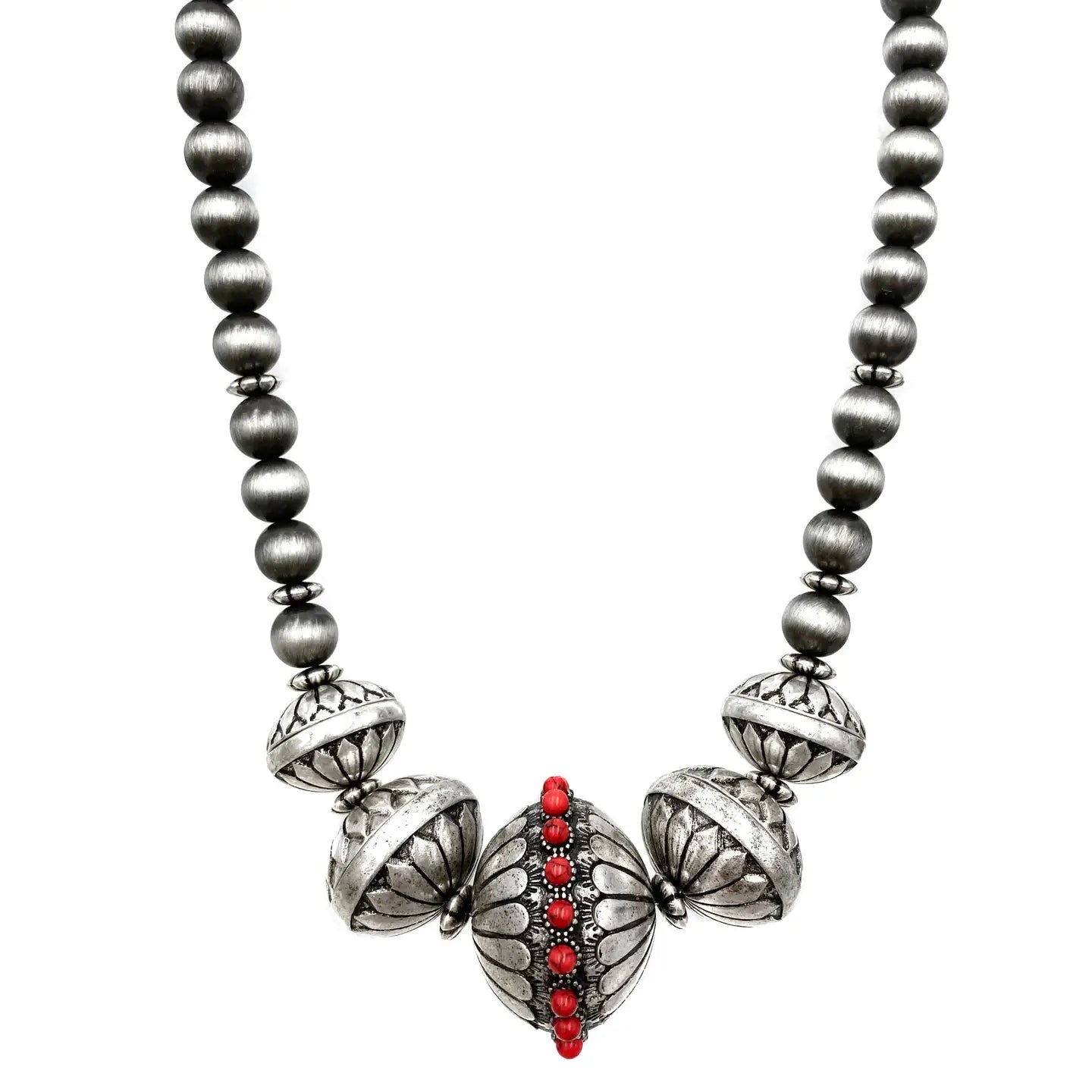 RedStoneSaucerBeadedNecklace.webp
