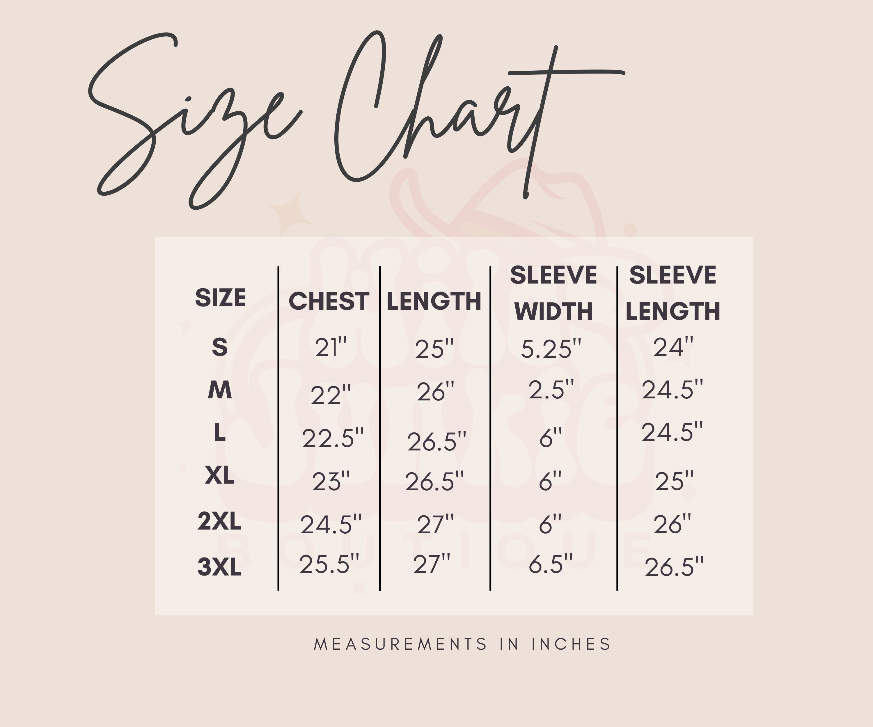 Size Chart Image