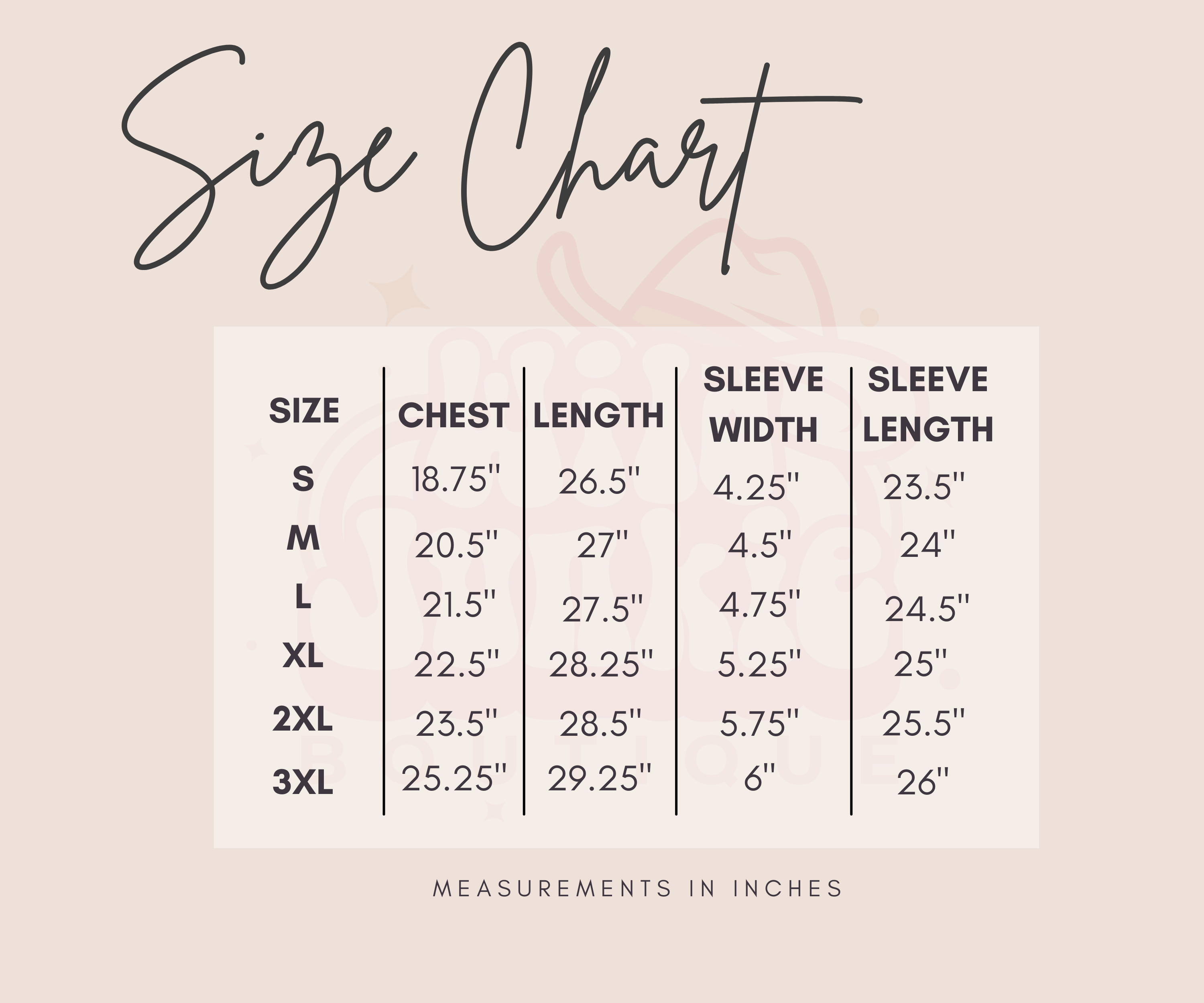 Size Chart Image