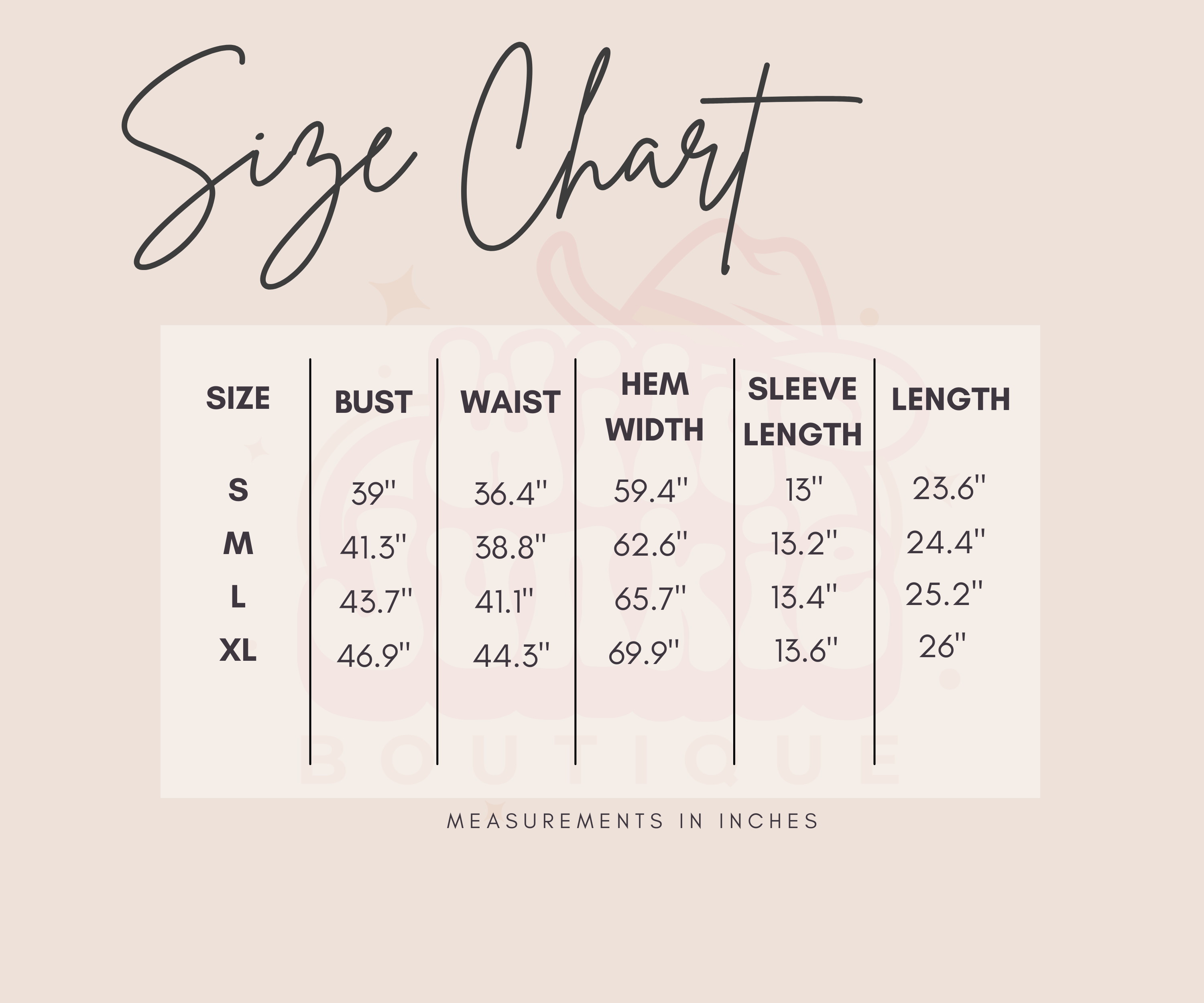 Size Chart Image