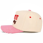 Keepin' It Country Embroidered Gingham Trucker Hat