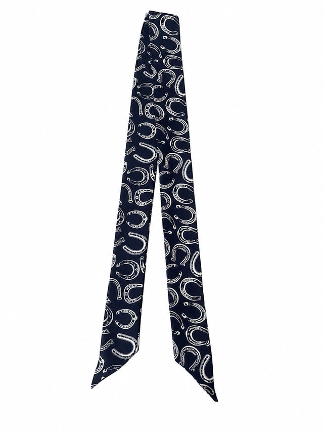 Horseshoe Trail Twilly Scarf - Black