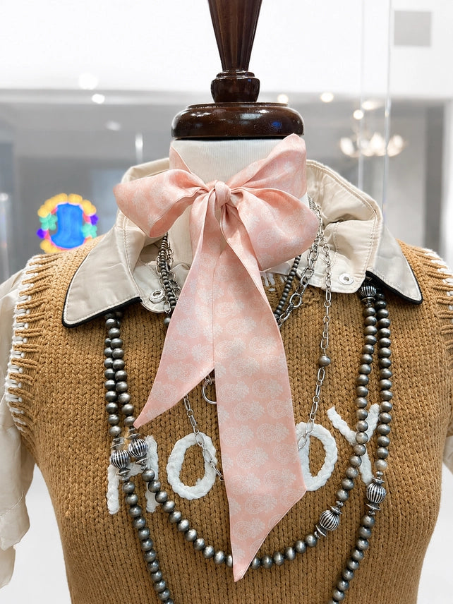 Floral Horseshoe Twilly