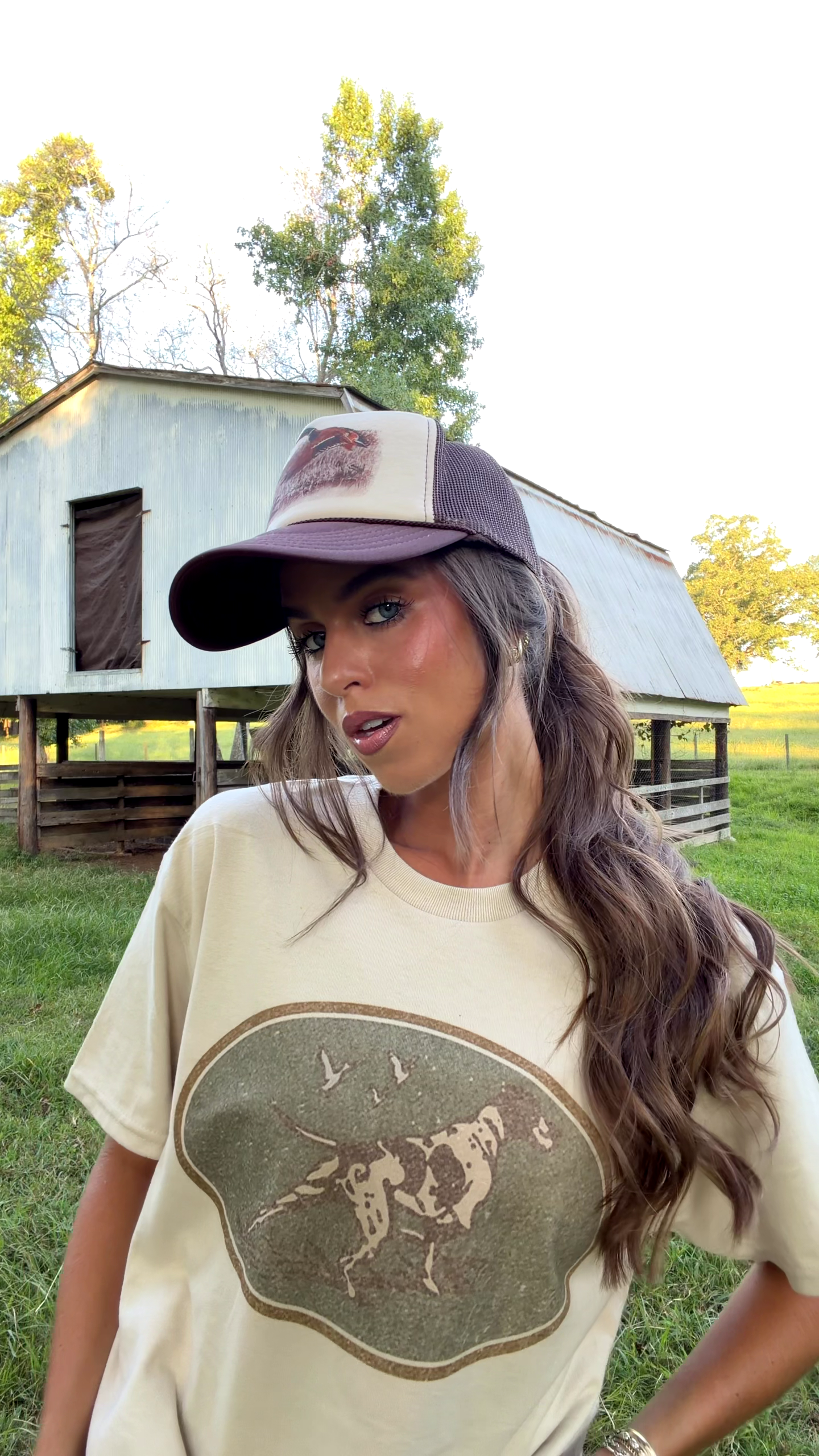 Western Hunt Dog Graphic TeeCementS
