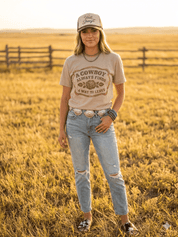 A Cowboy Always Find A Way To Leave Graphic TeeTanS