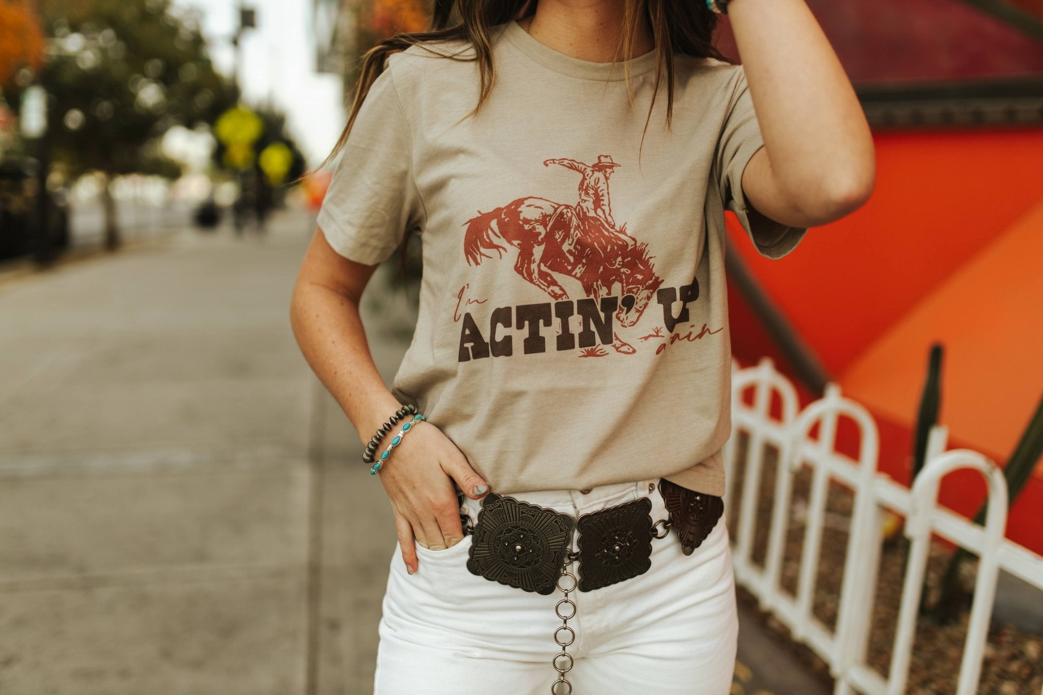 Actin&#39; Up Again Graphic TeeTanS