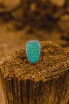 Adjustable Large Turquoise Stone RingTurquoiseOS