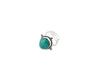 Adjustable Oval Turquoise RingTurquoiseOS