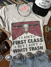 Ain't First Class Graphic TeeCool GreyXS