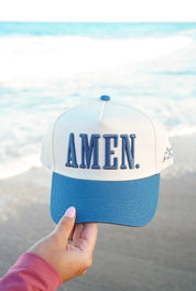 Amen Love God and People Embroidered Trucker Hat