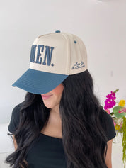 Amen Love God and People Embroidered Trucker Hat