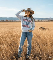 America Needs Cowgirls Graphic SweatshirtAshS
