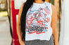 American Cowboy Crop Muscle TankS