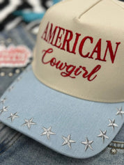 American Cowgirl Embroidered Trucker Hat