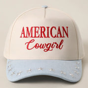 American Cowgirl Embroidered Trucker Hat
