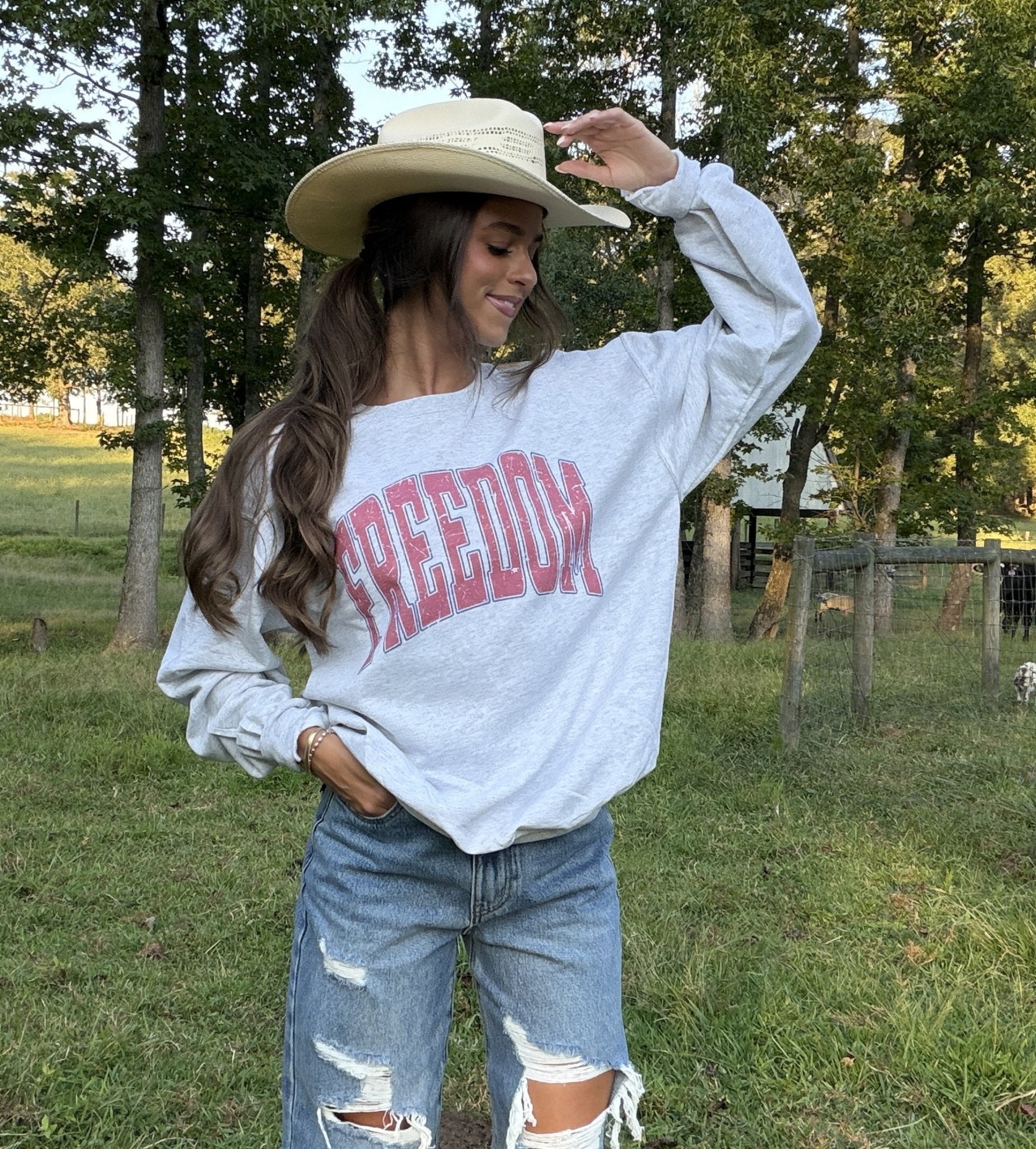 American Freedom Graphic SweatshirtAshS