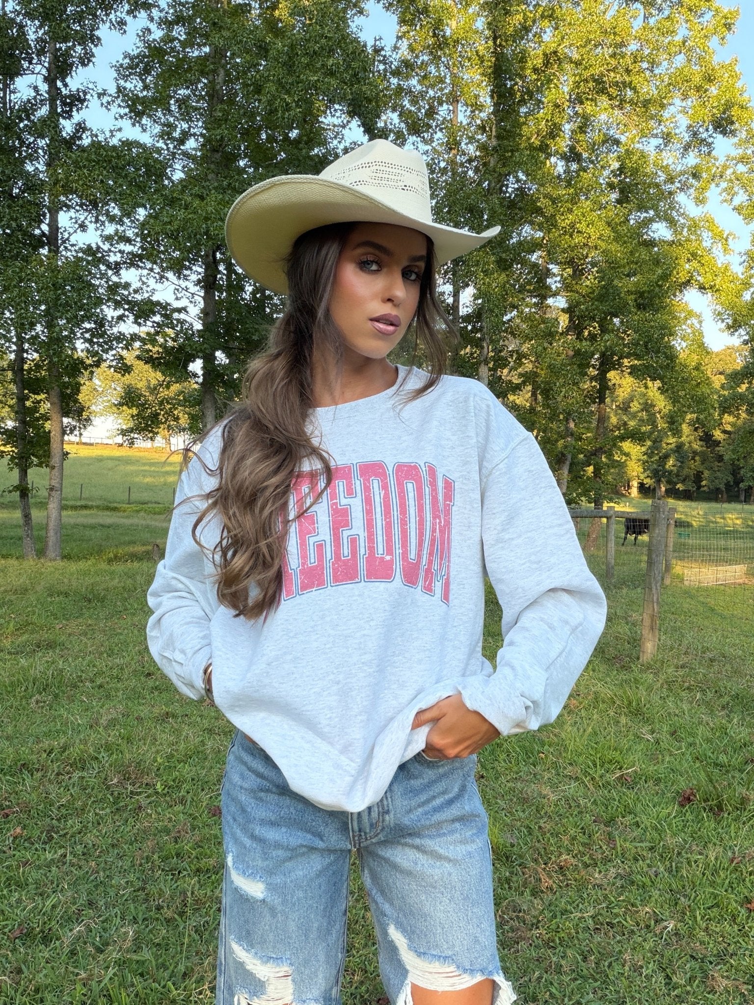 American Freedom Graphic SweatshirtAshS