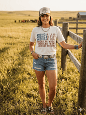 American Land Graphic TeeNaturalS