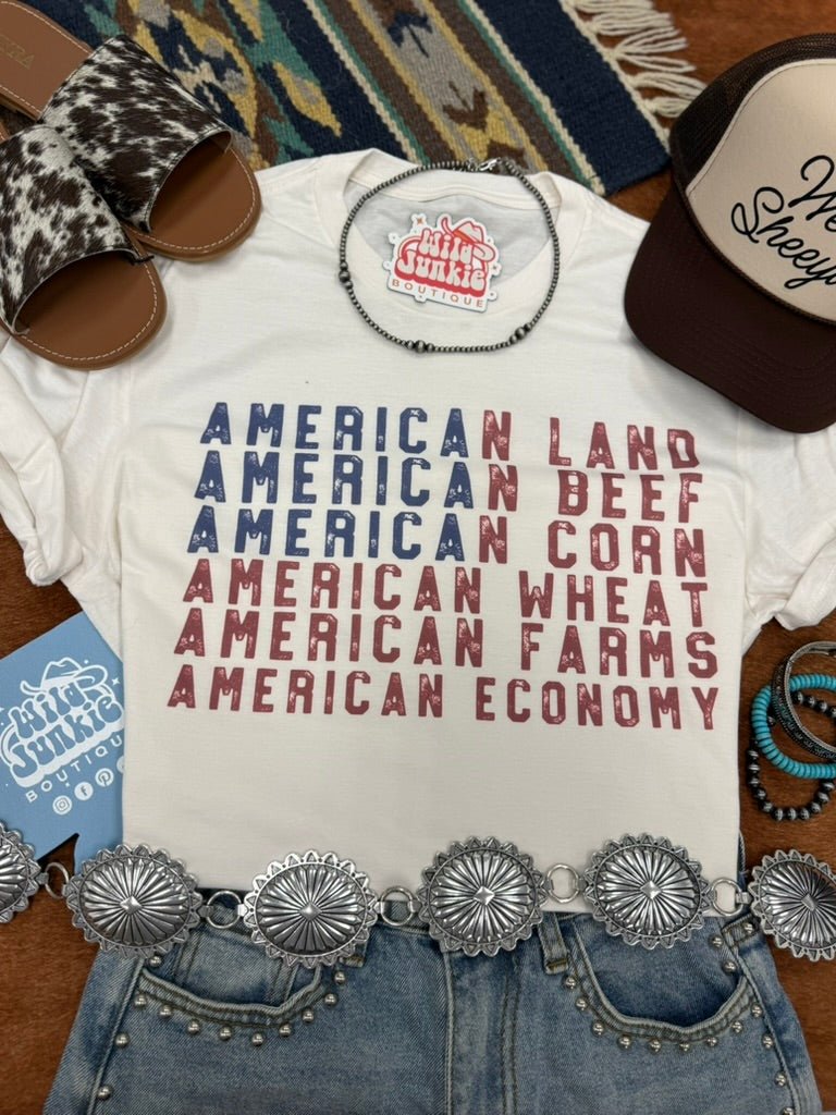 American Land Graphic TeeNaturalS