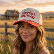 America's Sweetheart Embroidered Trucker Hat