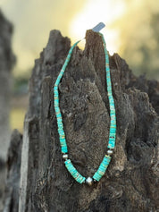 Arizona Sky Kingman Turquoise Heishi Necklace