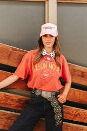 As Long As There's Light from A Neon Moon Graphic Tee - RedS